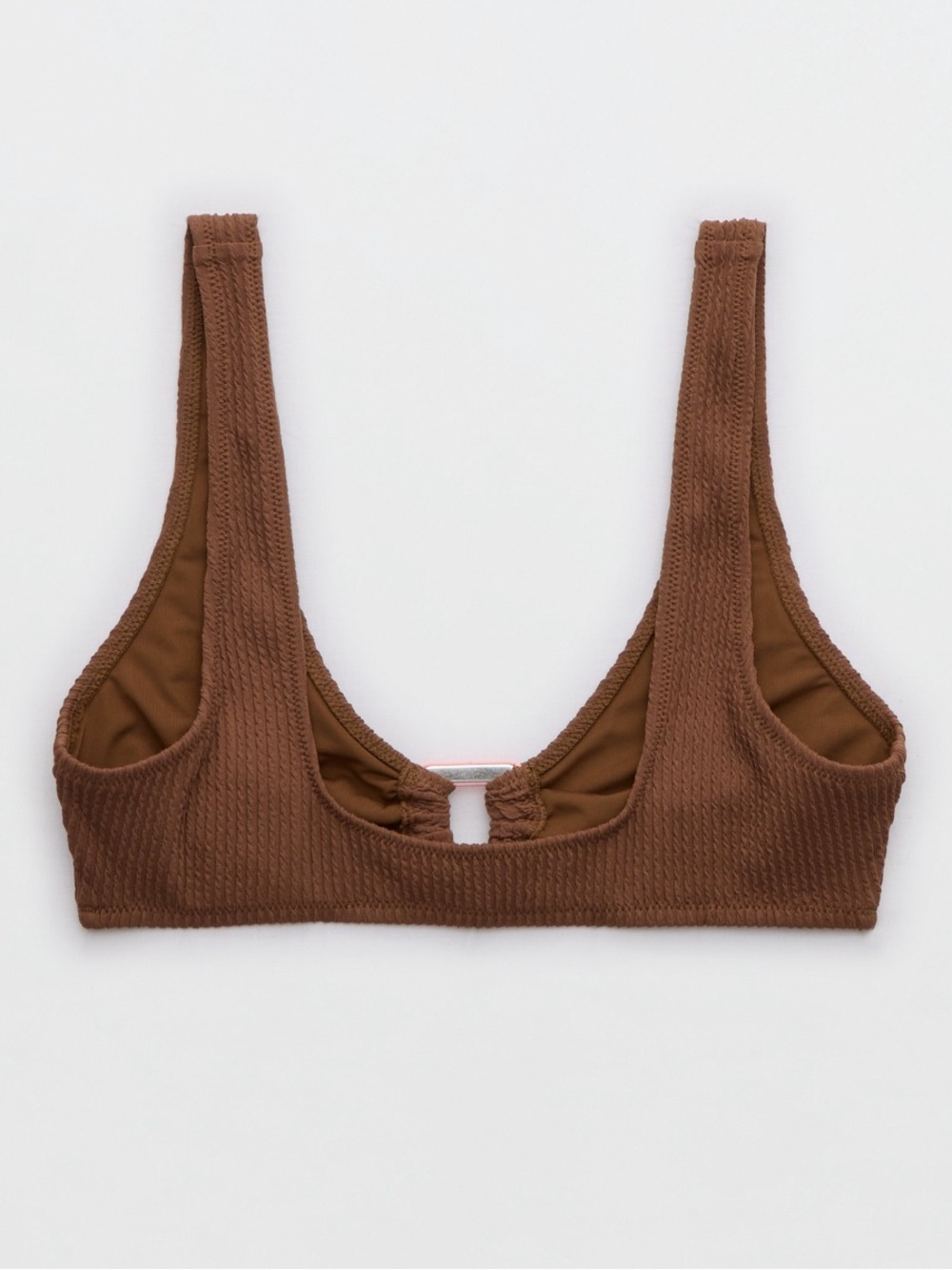 Aerie Crinkle Ring Wide Strap Scoop Bikini Top - Picture 4 of 7